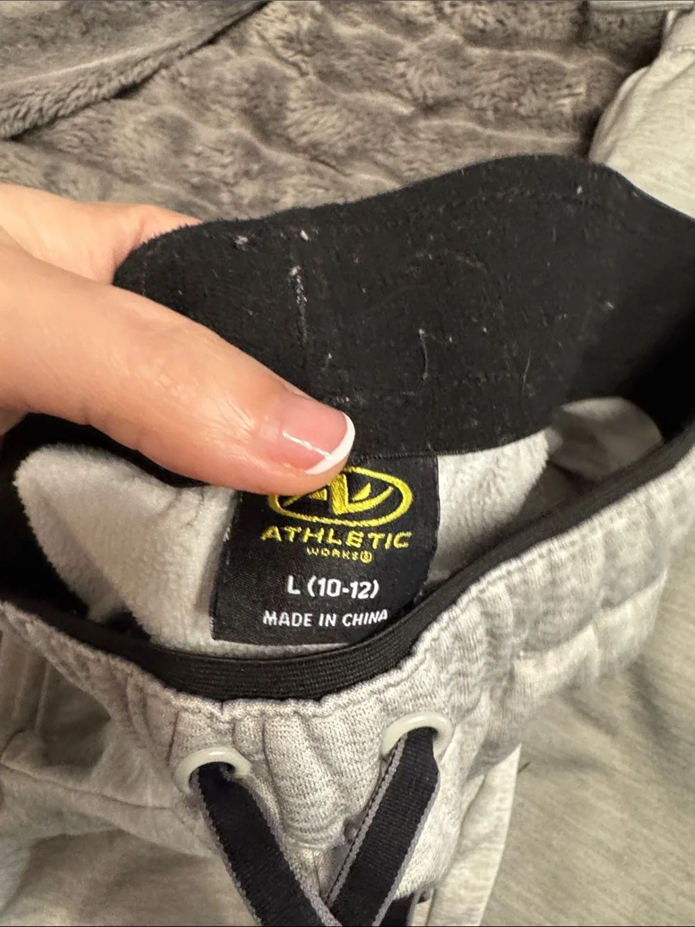 🩷2 pair bundle Kids Light Gray Jogger Pants with Drawstring